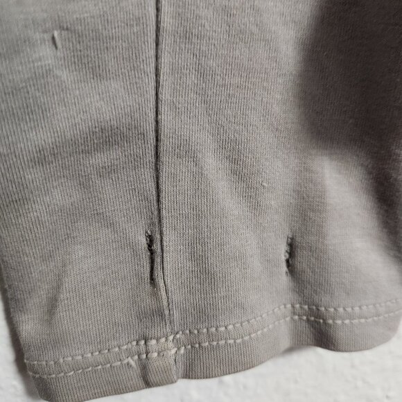 Standard James Perse | Gray Pima Cotton Wrap Drape Hoodie - Picture 6 of 10